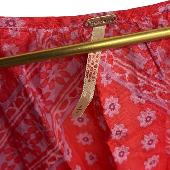 Free people tunic size S|P elastic wrist and draw front - Picture 4 of 6